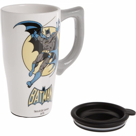 Batman Classic Comic Art 18oz Ceramic Travel Mug